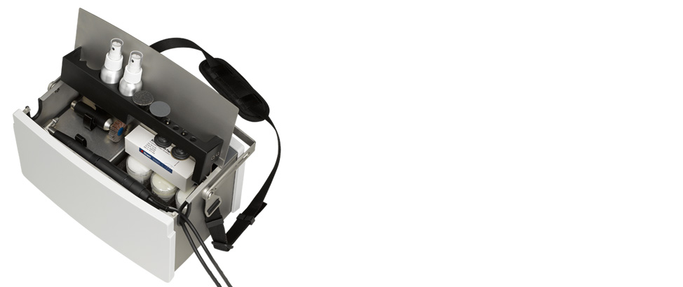 Transpol-5, machine portable métallographique non destructive à prépolir et polir